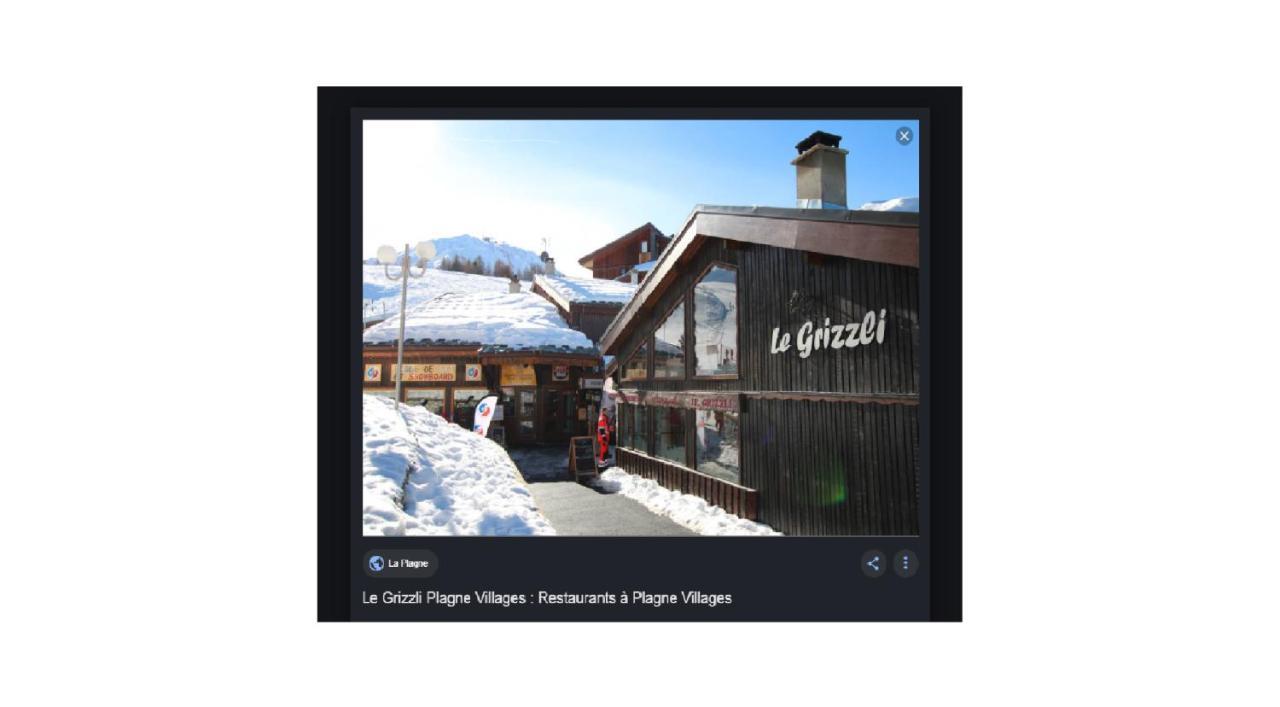 Studio 1 pièce PLAGNE VILLAGE 4 personnes 2050 M PIED DES PISTES La Plagne Extérieur photo